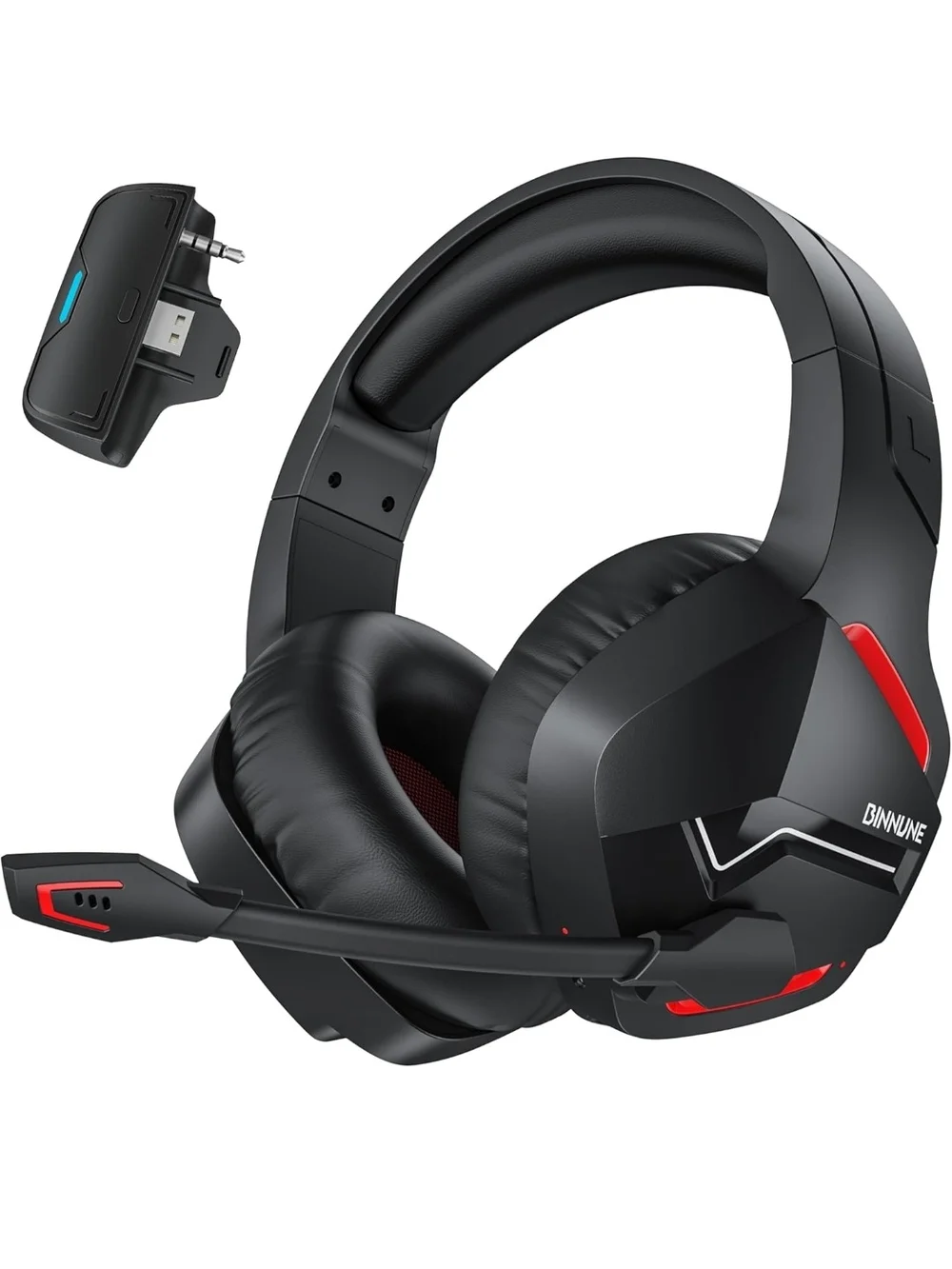 BINNUNE Wireless Xbox Gaming Headset 120H Bluetooth 5.3 50mm Mic